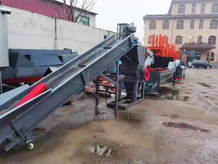 PET bottle recycling line