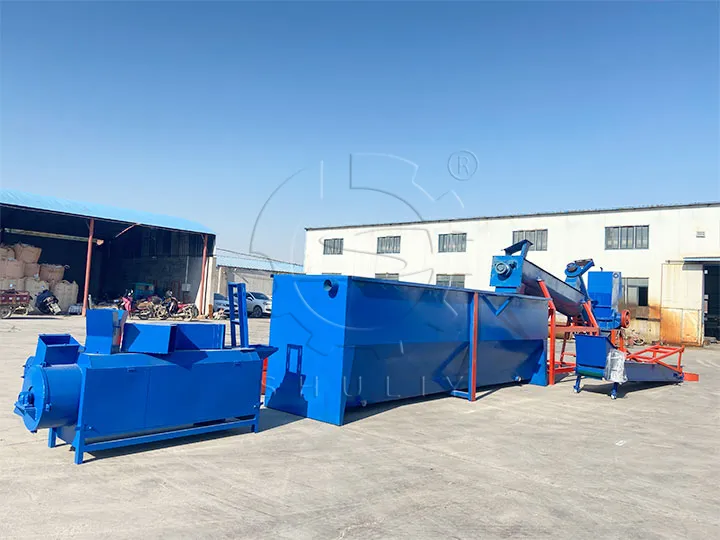plastic recycling washing machine