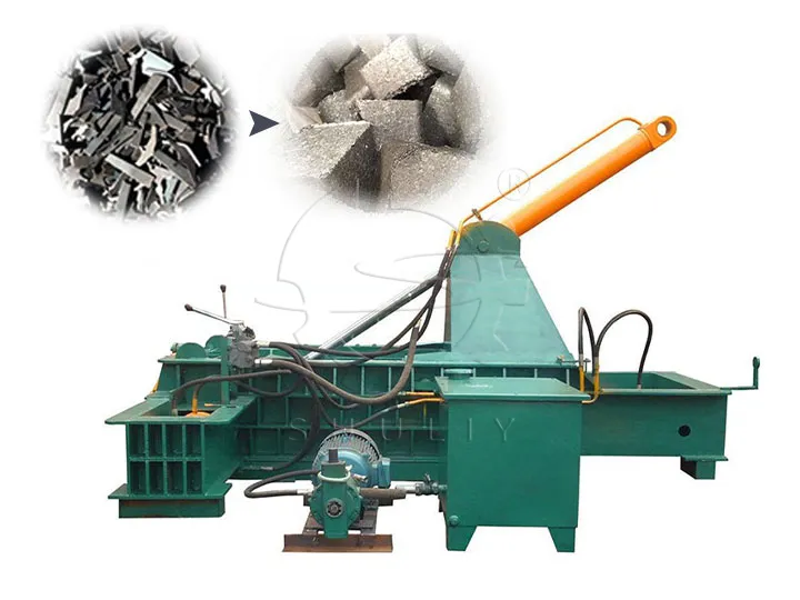 efficient scrap metal baler