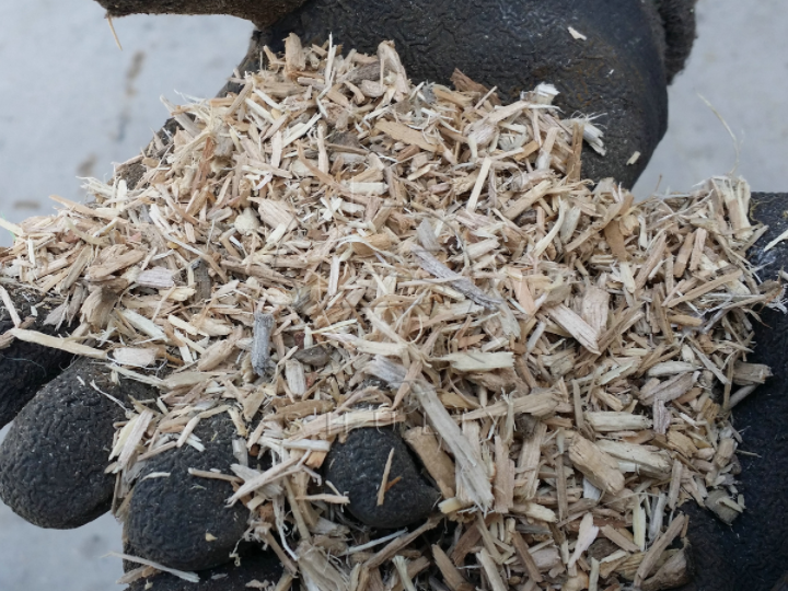 用于木托盘制造的原木碎片